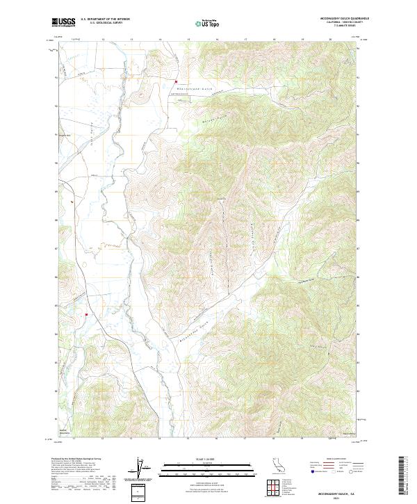USGS Topographic Map – McConaughy Gulch