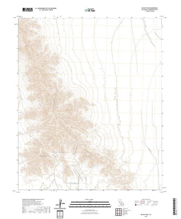 USGS Topographic Map – McCoy Peak