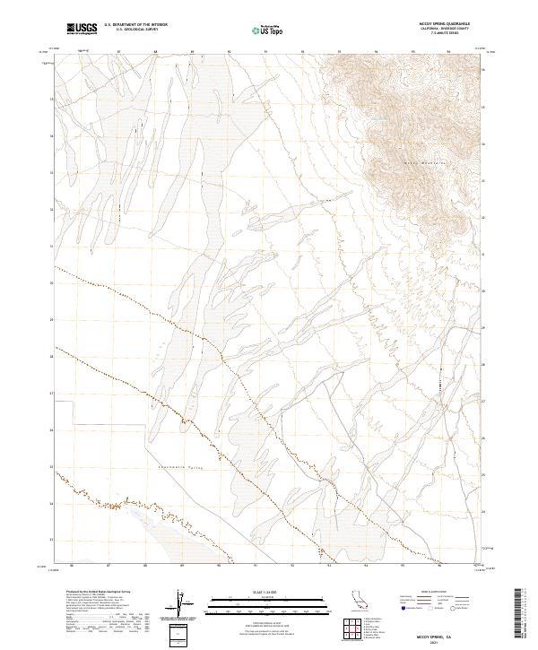 USGS Topographic Map – McCoy Spring