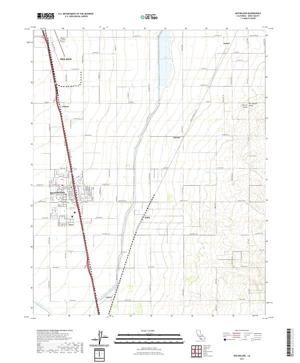 USGS Topographic Map – McFarland
