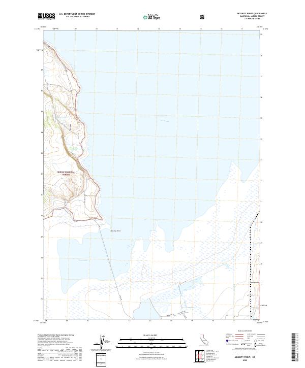 USGS Topographic Map – McGinty Point