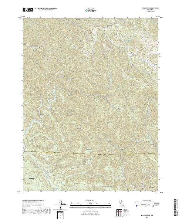 USGS Topographic Map – McGuire Ridge