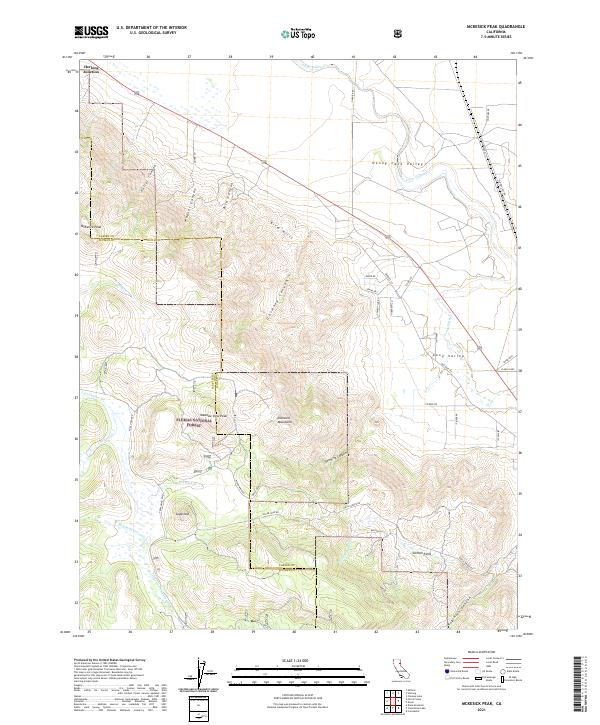 USGS Topographic Map – McKesick Peak