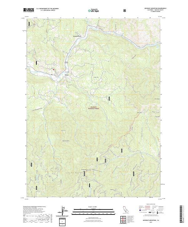 USGS Topographic Map – McKinley Mountain