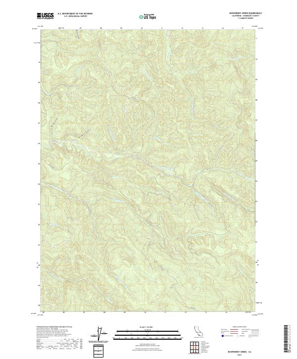 USGS Topographic Map – McWhinney Creek