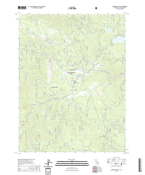 USGS Topographic Map – Meadow Valley