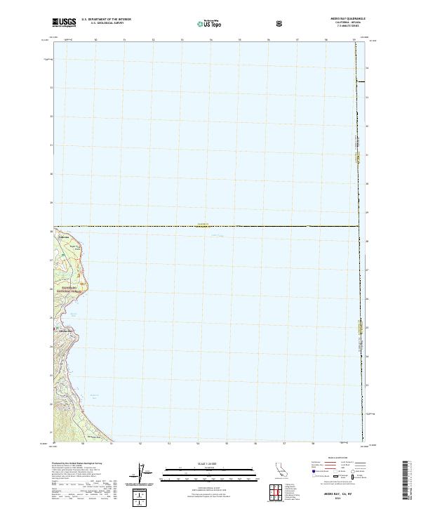 USGS Topographic Map – Meeks Bay