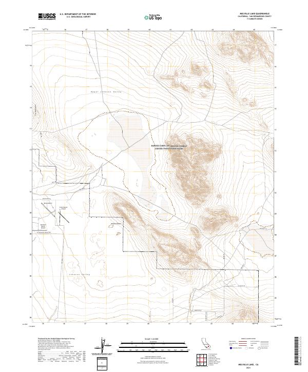 USGS Topographic Map – Melville Lake