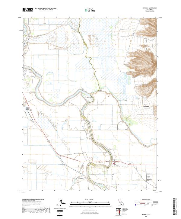 USGS Topographic Map – Meridian