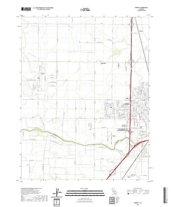 USGS Topographic Map – Merritt