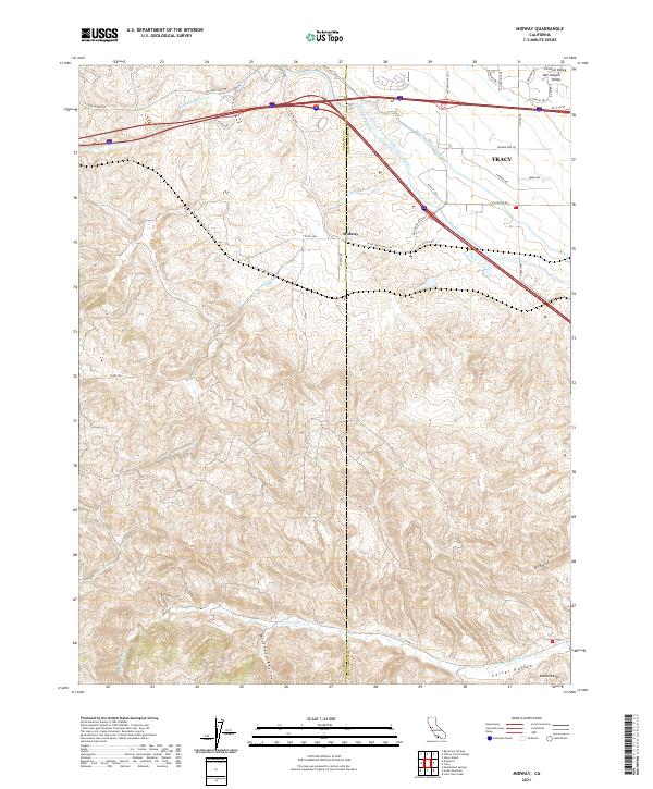 USGS Topographic Map – Midway