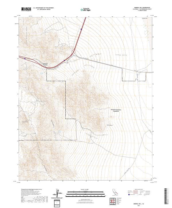 USGS Topographic Map – Mineral Hill