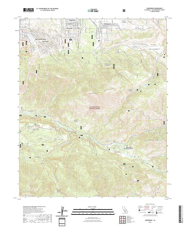 USGS Topographic Map – Moonridge