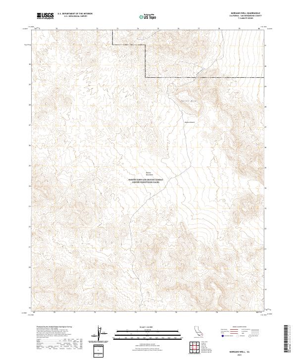 USGS Topographic Map – Morgans Well