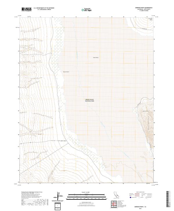 USGS Topographic Map – Mormon Point
