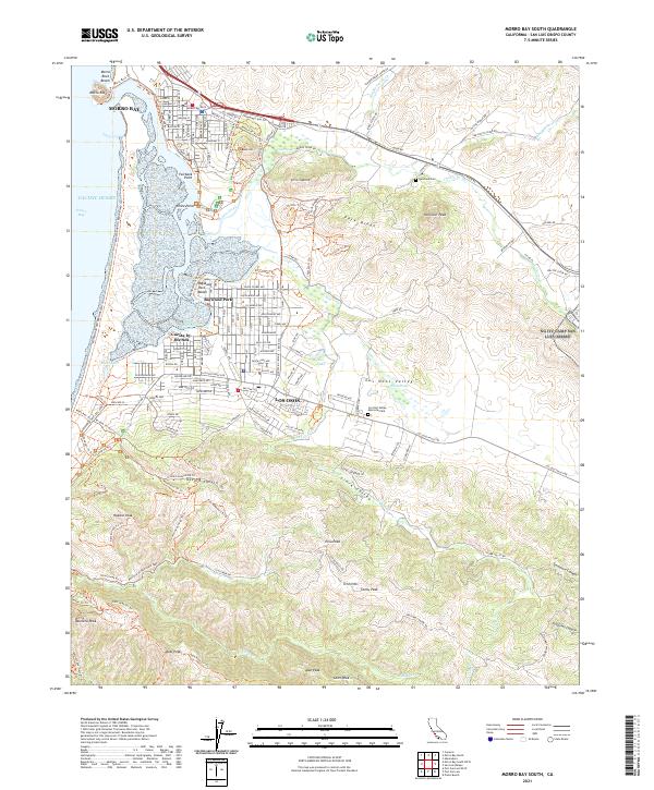 USGS Topographic Map – Morro Bay South