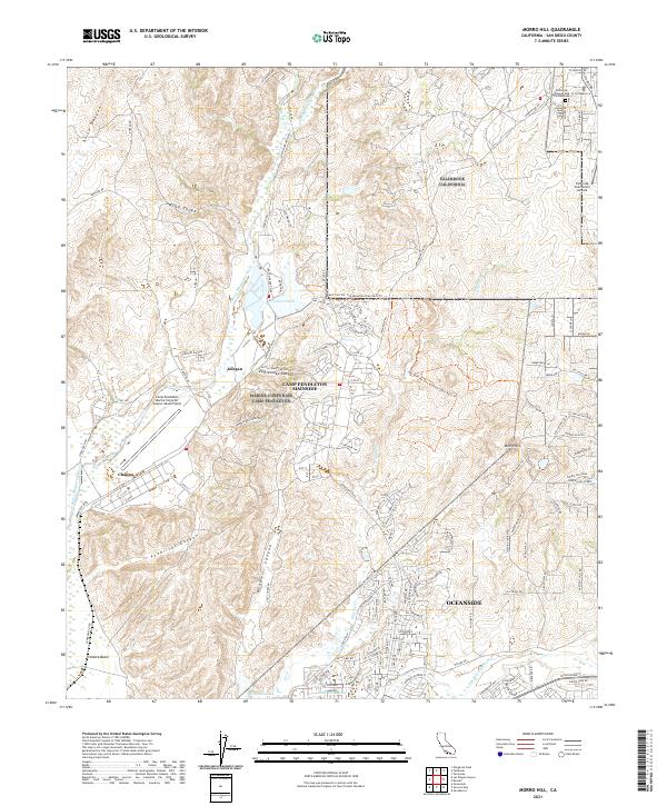 USGS Topographic Map – Morro Hill