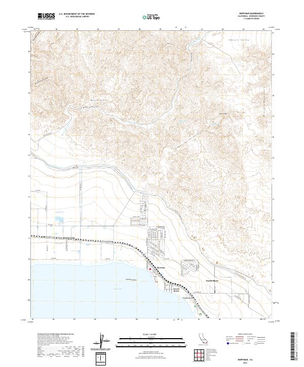 USGS Topographic Map – Mortmar