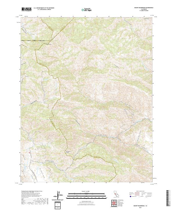 USGS Topographic Map – Mount Boardman