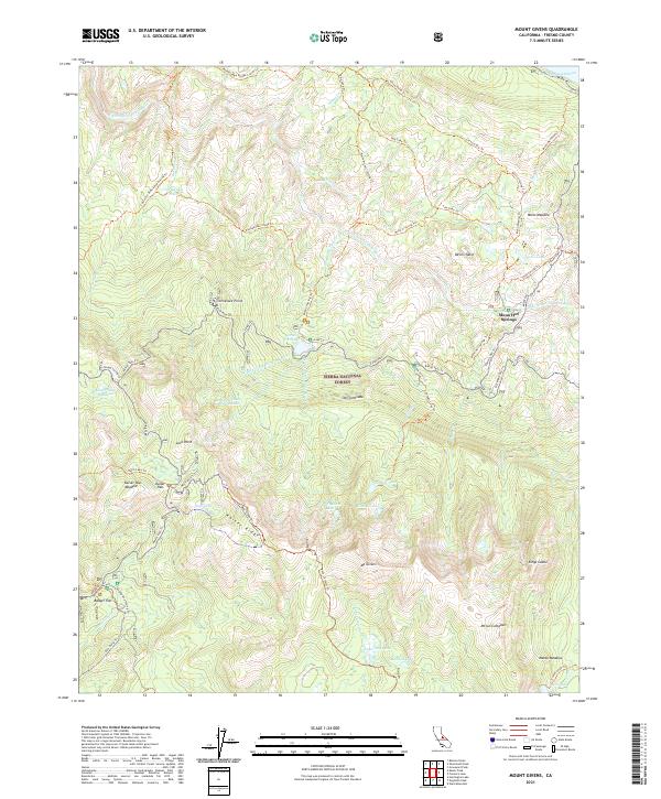 USGS Topographic Map – Mount Givens