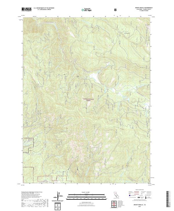 USGS Topographic Map – Mount Ingalls