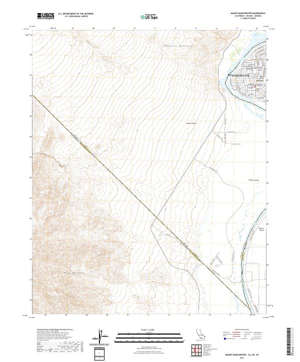 USGS Topographic Map – Mount Manchester