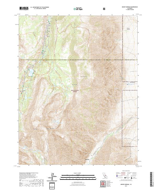 USGS Topographic Map – Mount Morgan