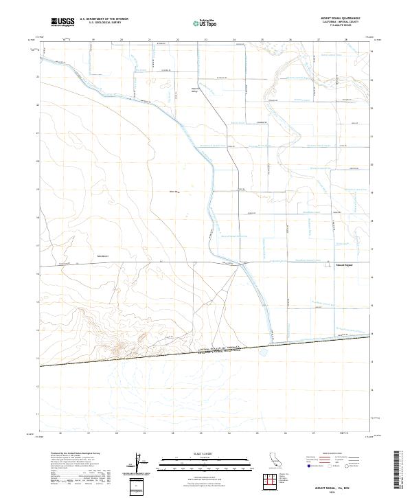USGS Topographic Map – Mount Signal