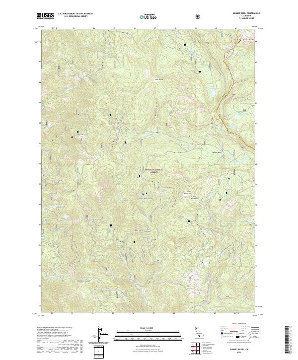 USGS Topographic Map – Mumbo Basin