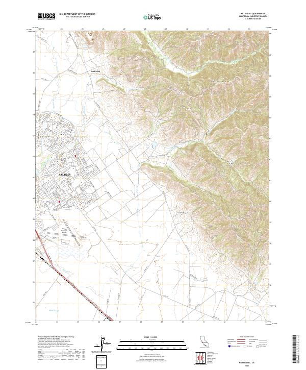 USGS Topographic Map – Natividad