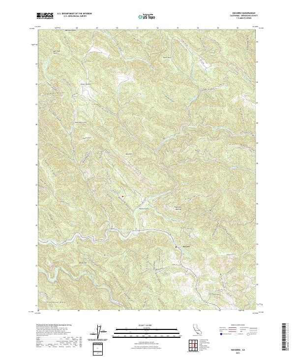 USGS Topographic Map – Navarro