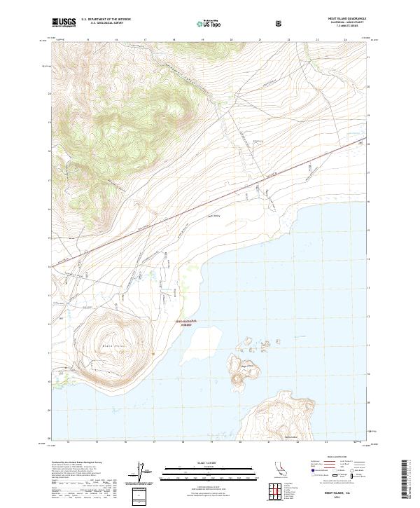 USGS Topographic Map – Negit Island