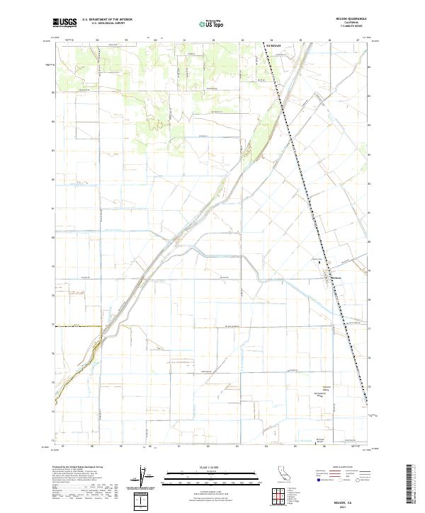 USGS Topographic Map – Nelson
