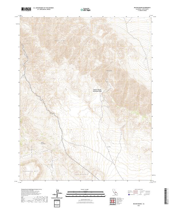 USGS Topographic Map – Nelson Range