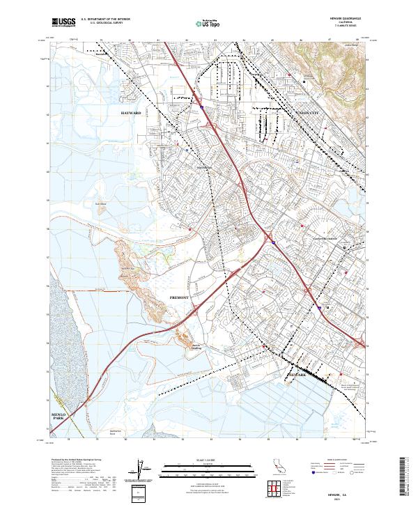 USGS Topographic Map – Newark