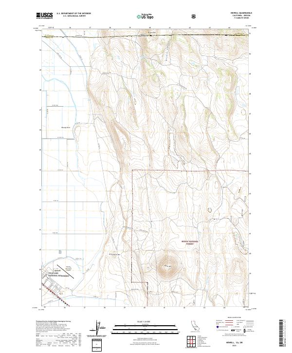 USGS Topographic Map – Newell