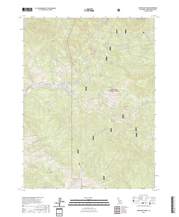 USGS Topographic Map – Newhouse Ridge