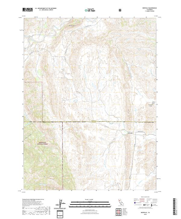 USGS Topographic Map – Newville