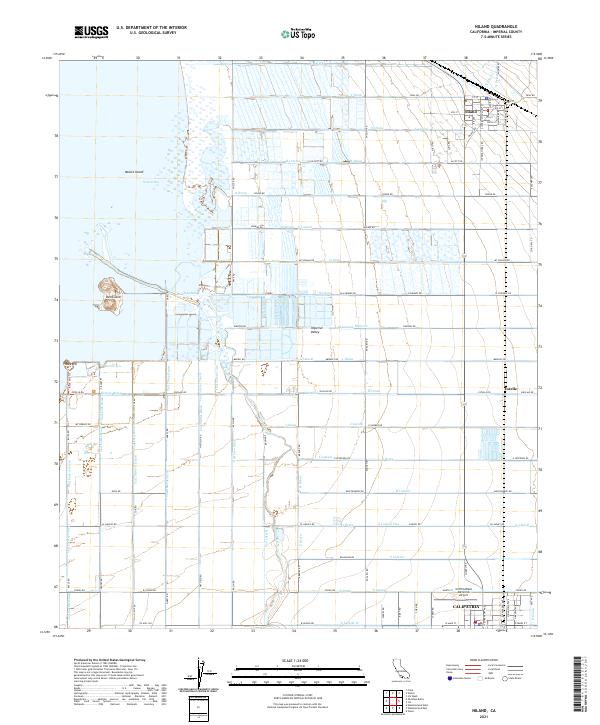 USGS Topographic Map – Niland