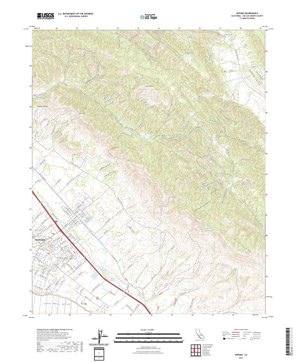 USGS Topographic Map – Nipomo