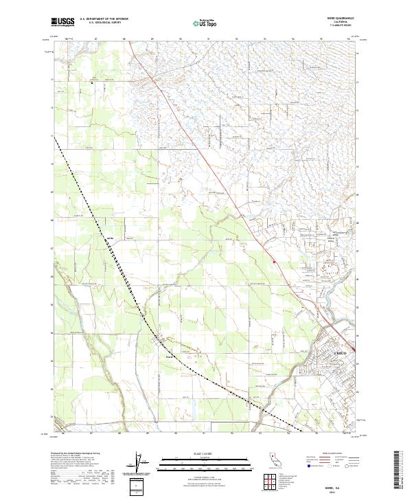 USGS Topographic Map – Nord