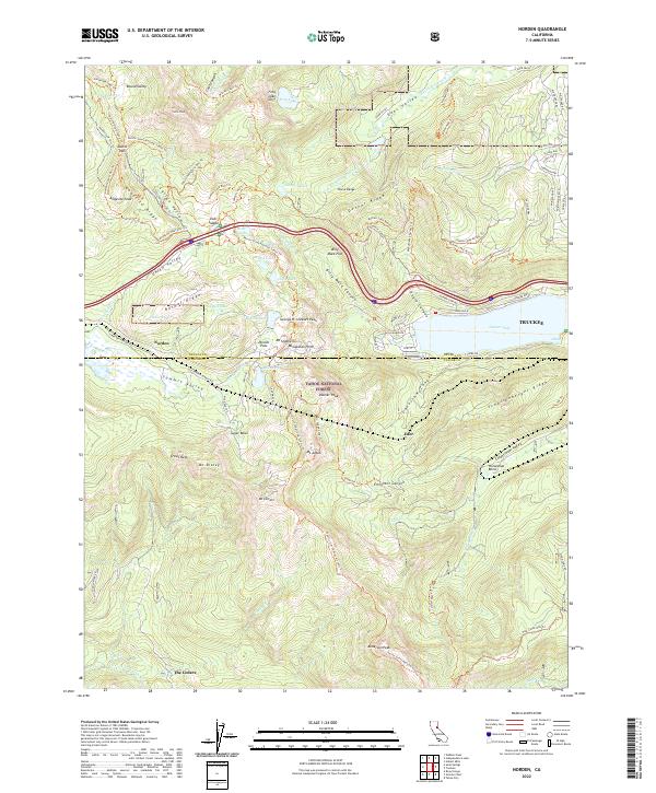 USGS Topographic Map – Norden