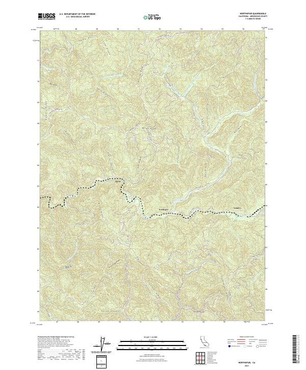 USGS Topographic Map – Northspur