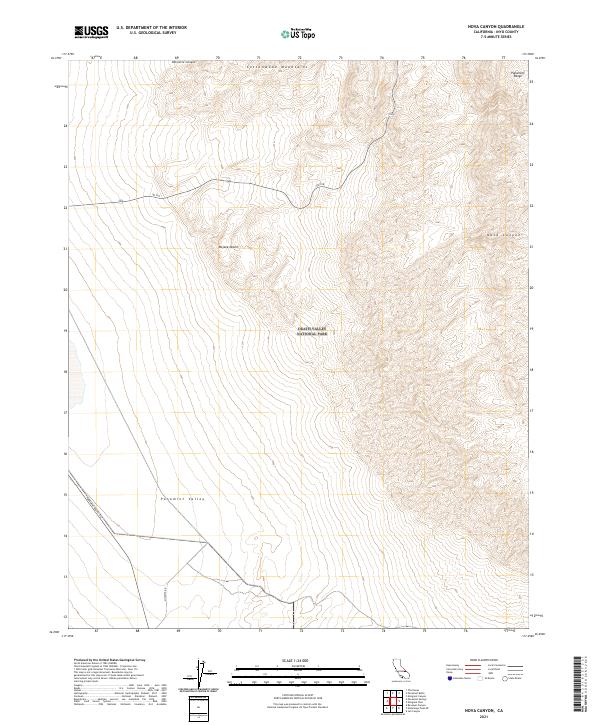USGS Topographic Map – Nova Canyon