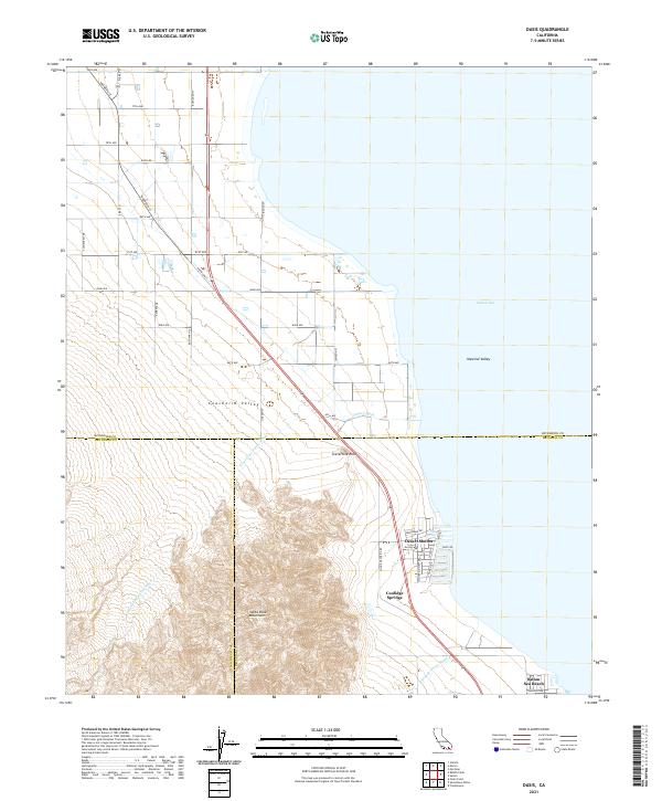 USGS Topographic Map – Oasis