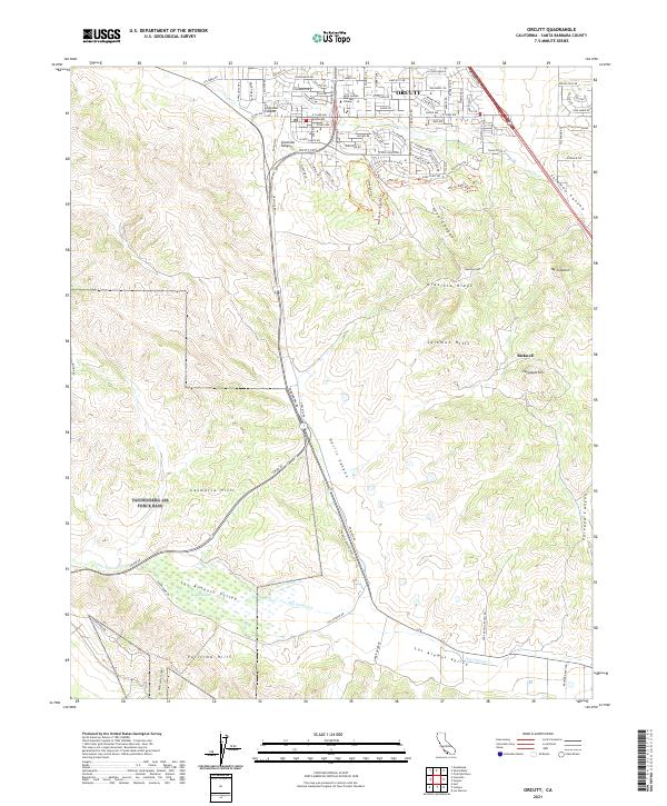 USGS Topographic Map – Orcutt