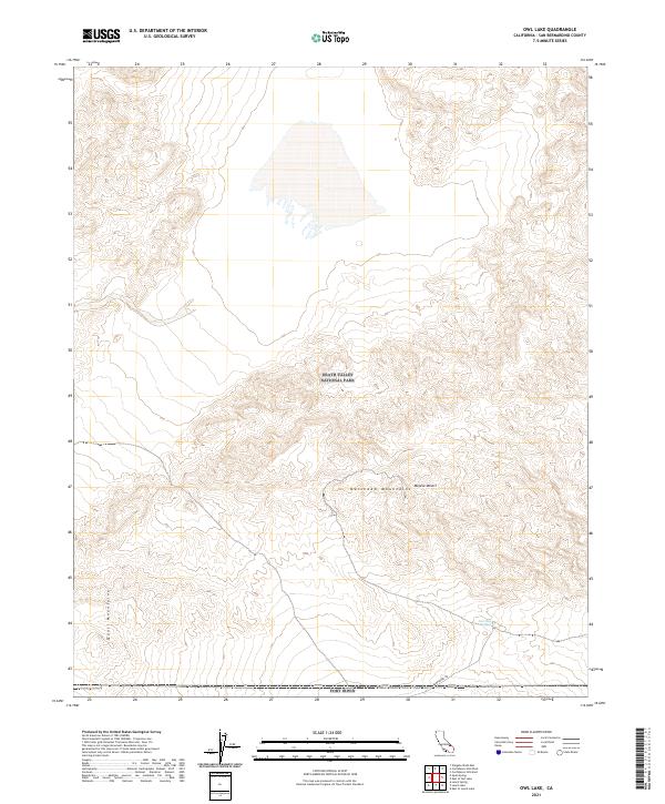 USGS Topographic Map – Owl Lake
