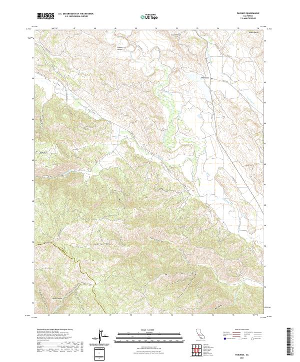 USGS Topographic Map – Paicines