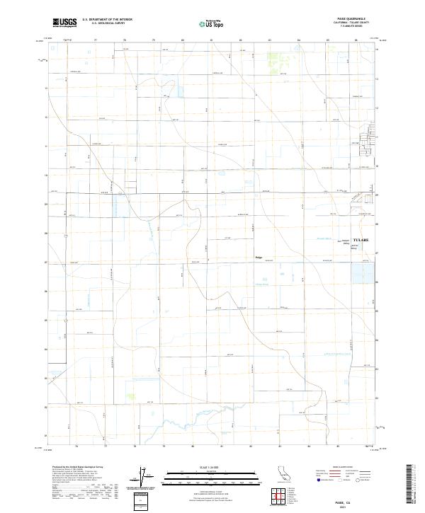 USGS Topographic Map – Paige