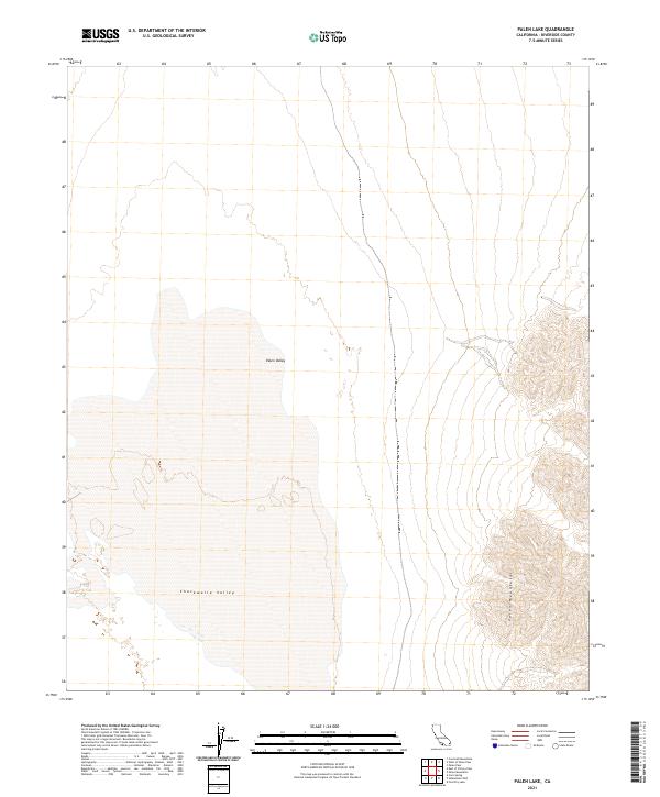 USGS Topographic Map – Palen Lake